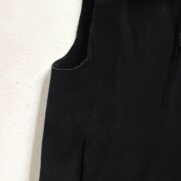 Lauren Ralph Lauren Black Suede Vest Size Large - Picture 2 of 6